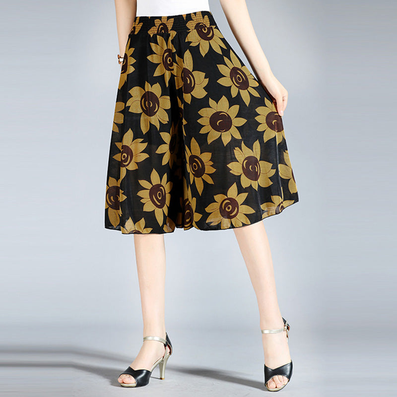 Vintage Style Wide Leg Culottes
