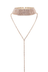 Crystal Shiny Tiered Choker