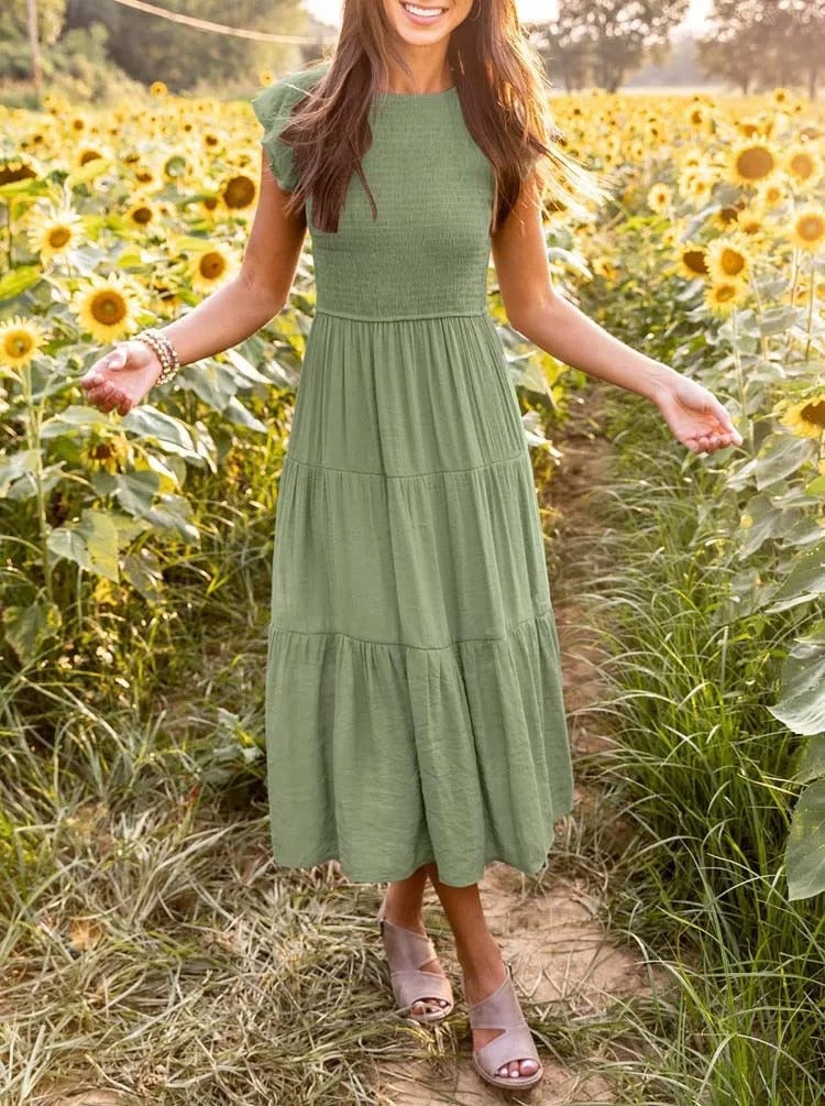 Comfortable summer maxi skirt