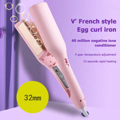 french wave hair curling iron