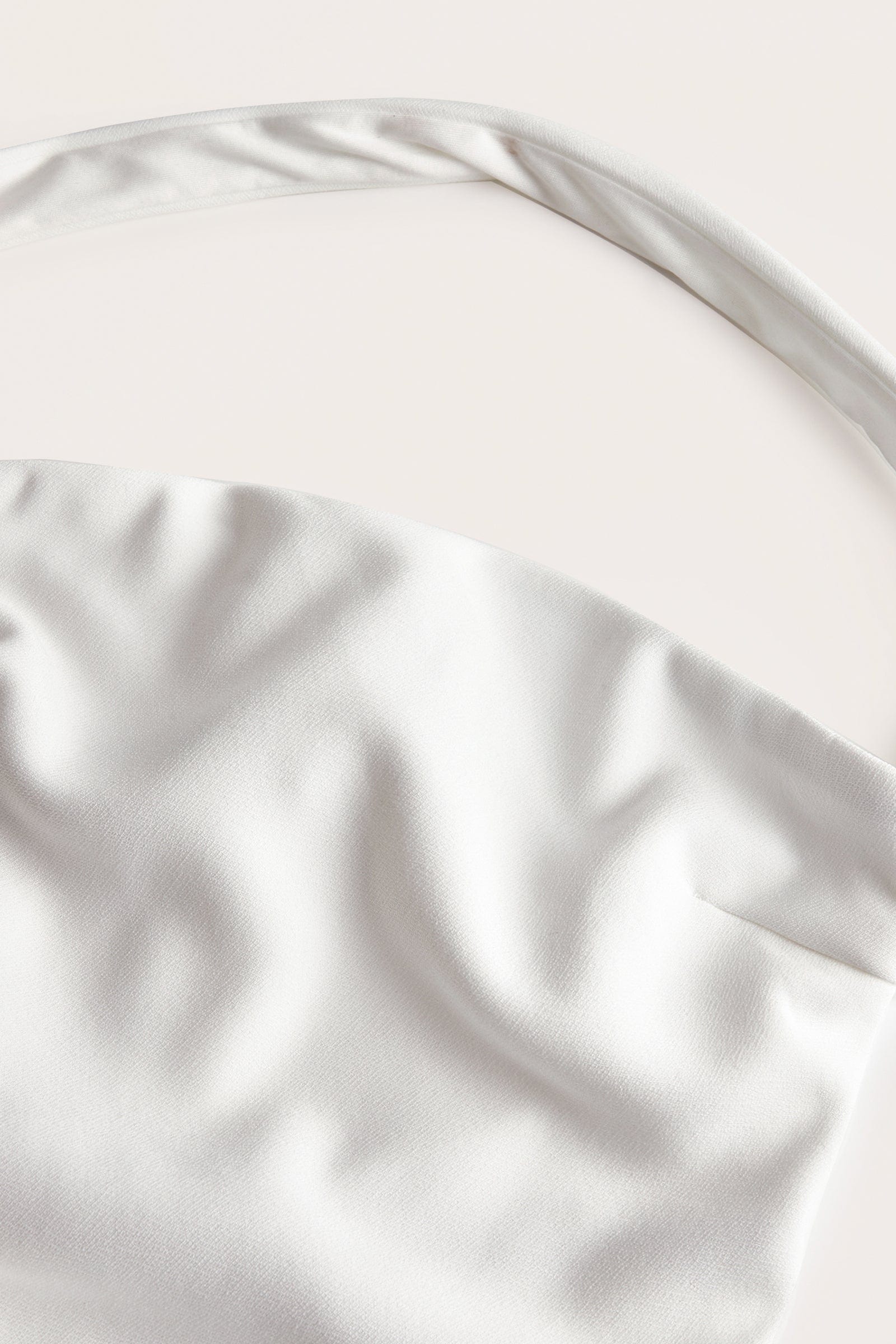 White Halter Bodycon Midi Dress