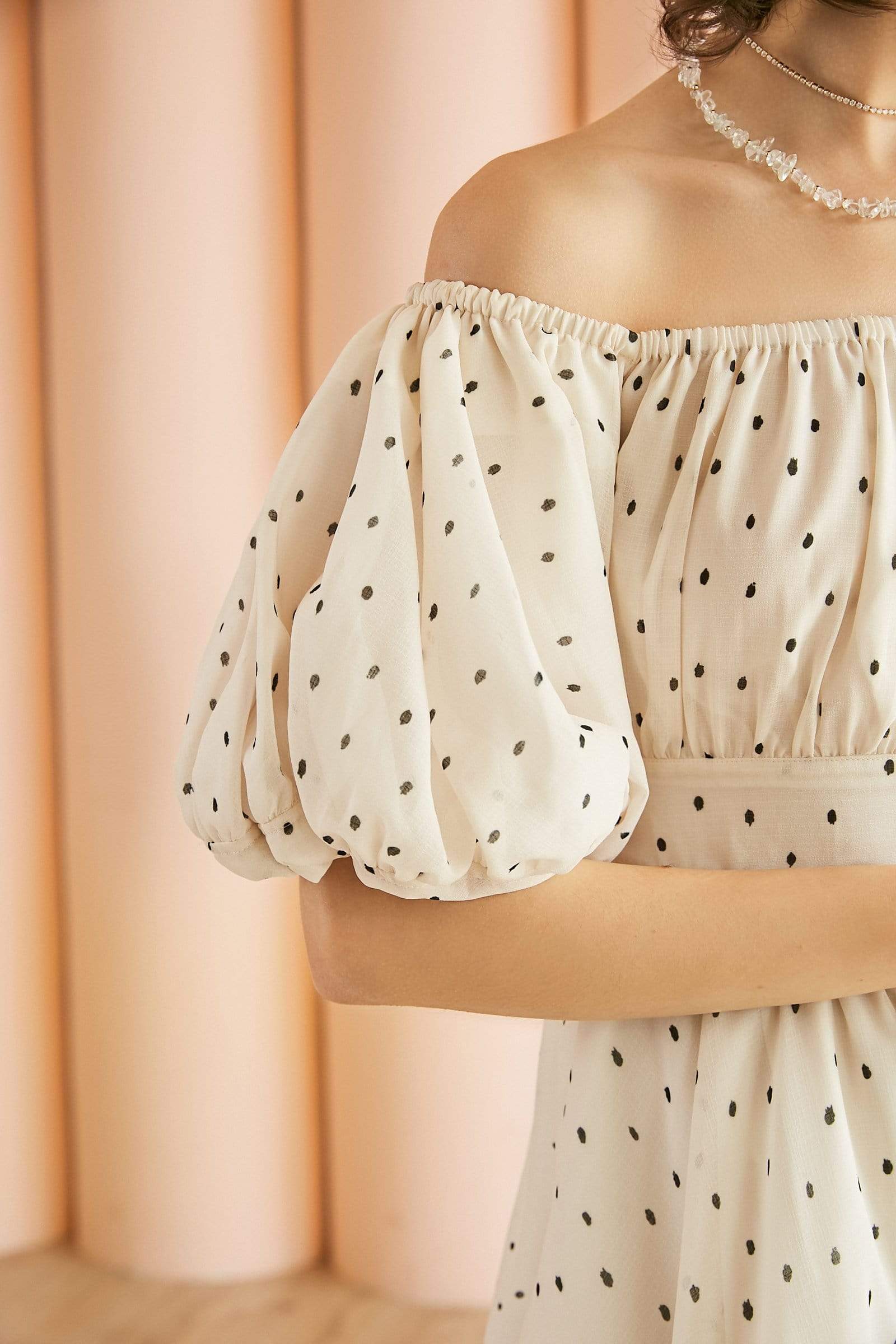 Ivory Garland Garden Dress