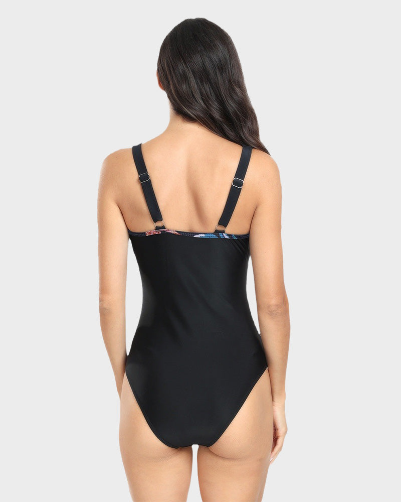 Mesh Tummy Control Swimsuit