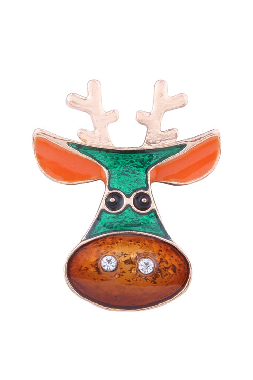 Christmas Tree Triple Brooch