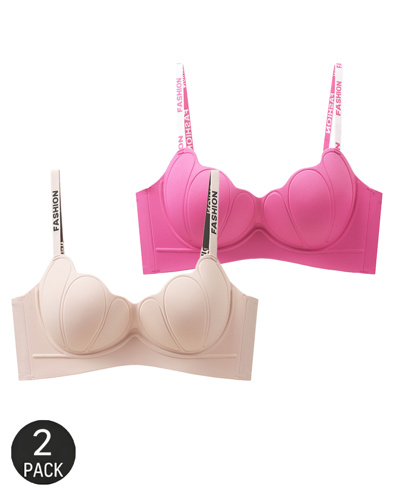 2-Pack Seamless Lightweight Lift Bras