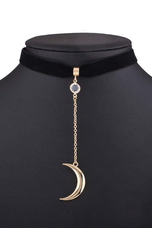 Velvet Moon&Sun Choker