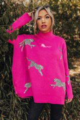 Leopard Knit Sweater - 4 Colors