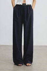 Tara Black Slouchy Wide Leg Pants