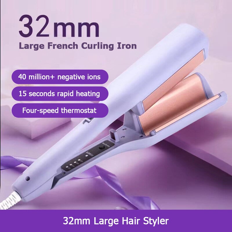 french wave hair curling iron