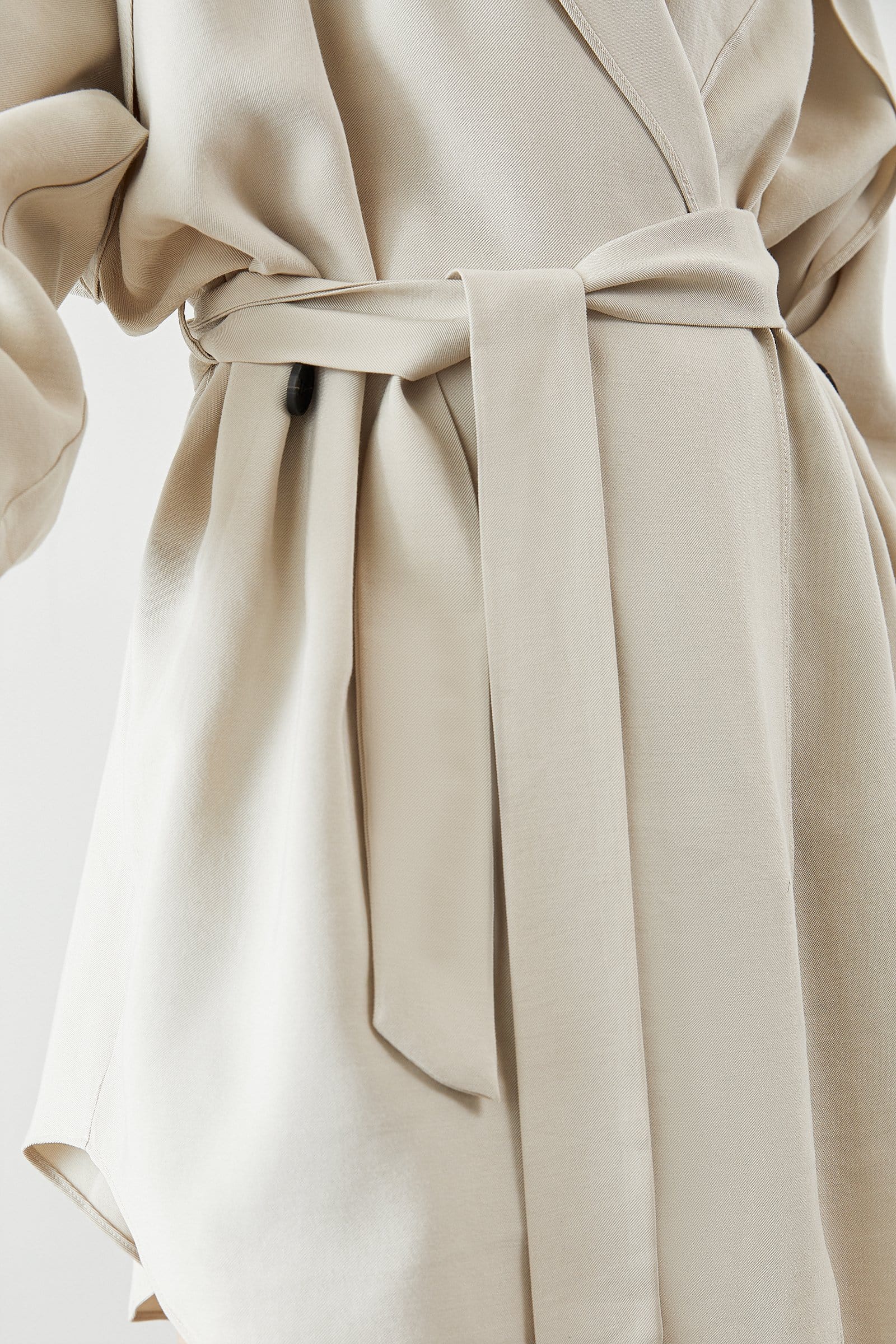 Jaida Beige Medium Sleeve Jacket