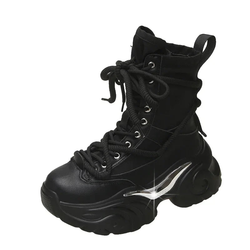7.5CM High Platform Ankle Boots