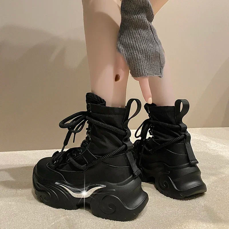 7.5CM High Platform Ankle Boots