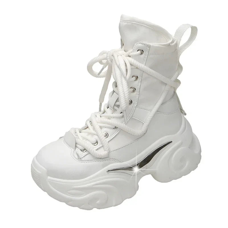 7.5CM High Platform Ankle Boots