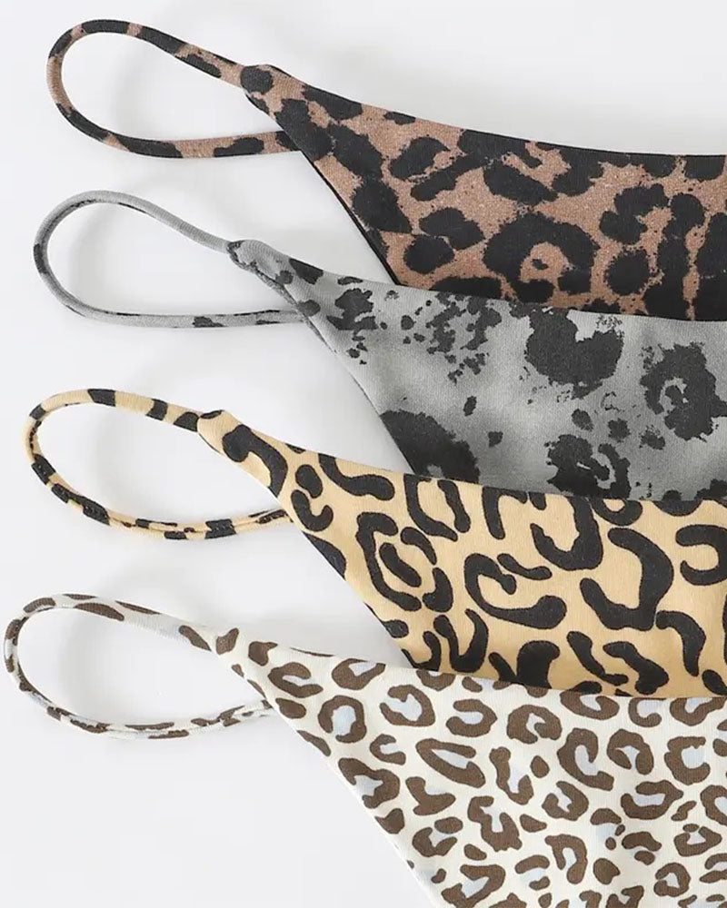 Double-Layer String Cotton T-Back Thong