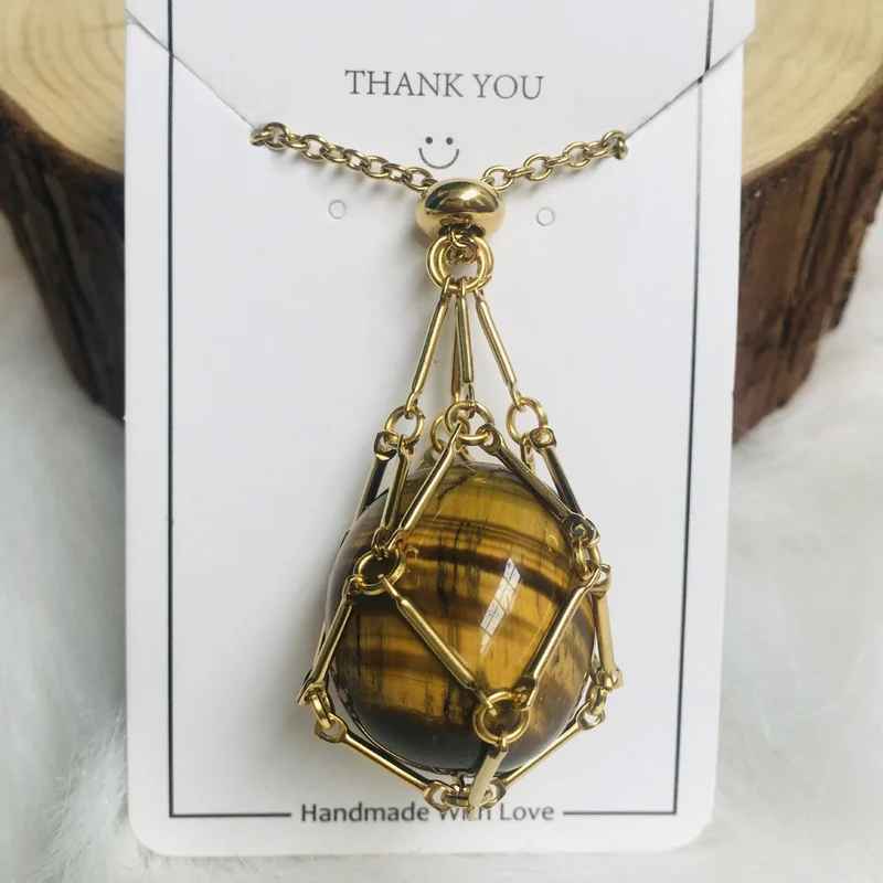 Crystal Gemstone Necklace