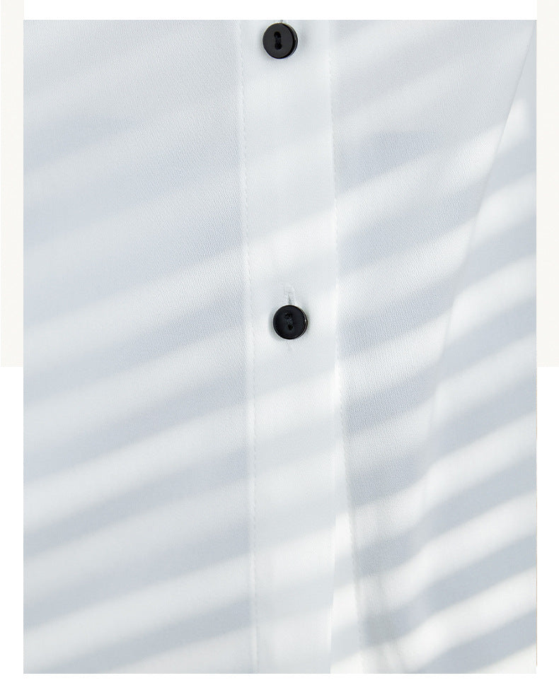 White Jakayla Doll Collar Shirt