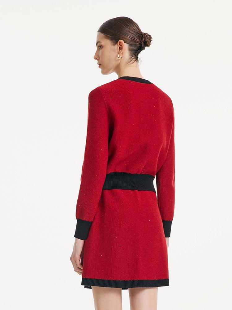 Tweed Vintage Jacket And Half-skirt Set