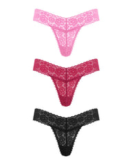 Soft Lace Cheeky Thong Underwear