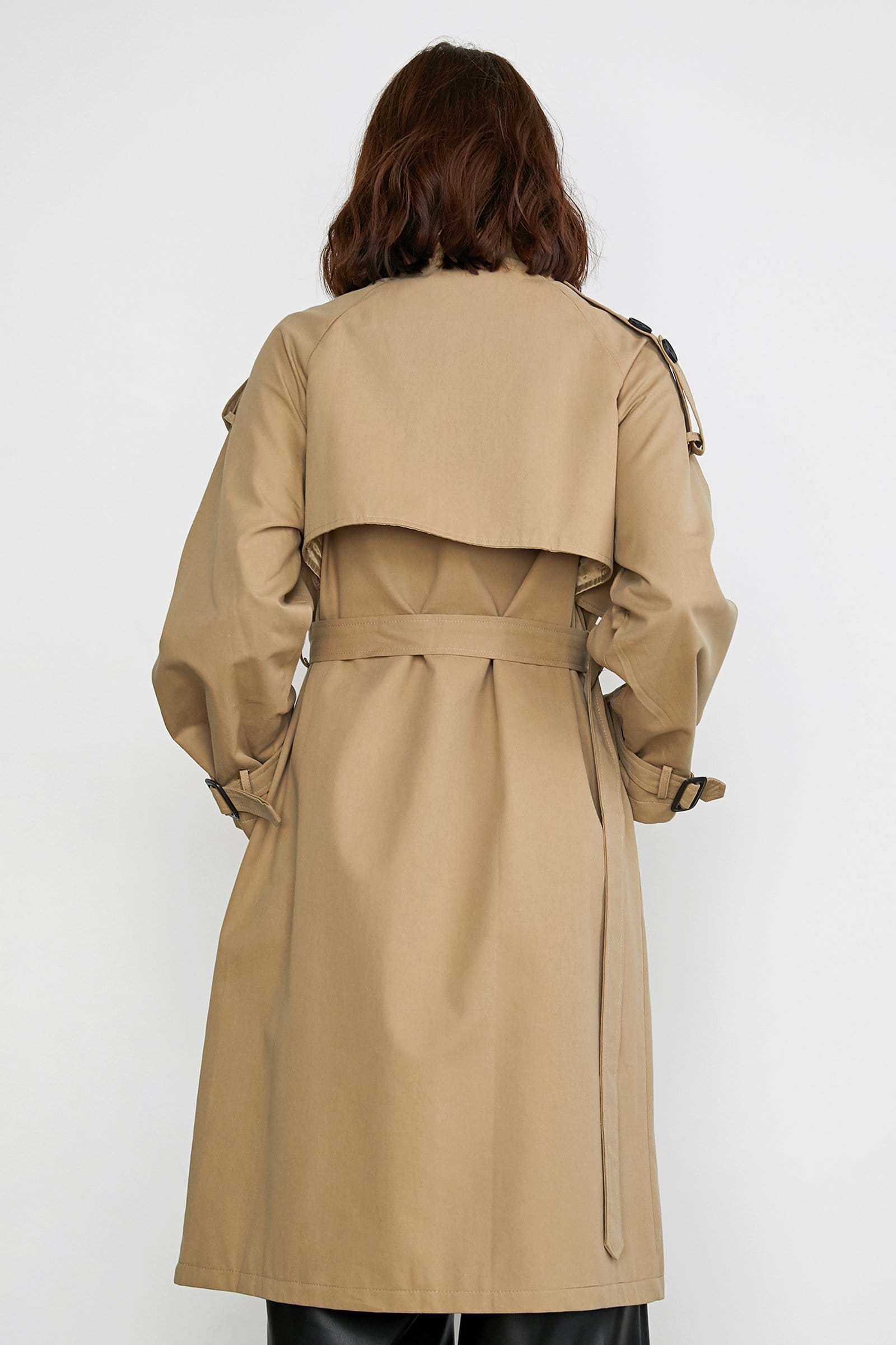 Sydel Wheat Belt Trench Coat
