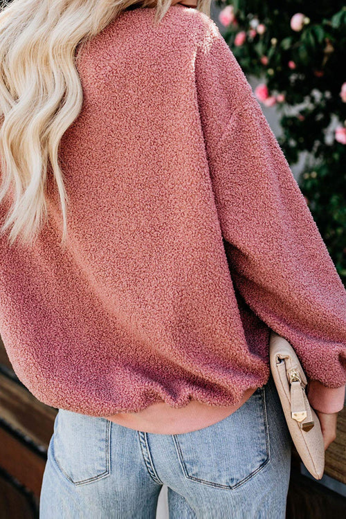 Carino Teddy Long Sleeve Top - 3 Colors