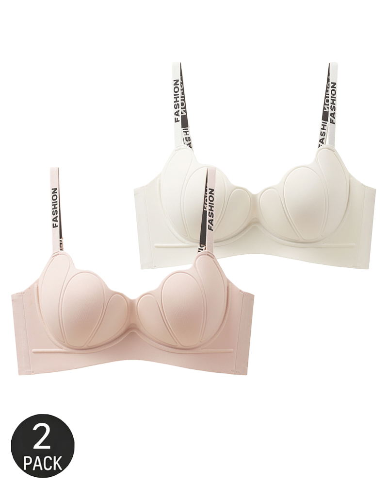 2-Pack Seamless Lightweight Lift Bras