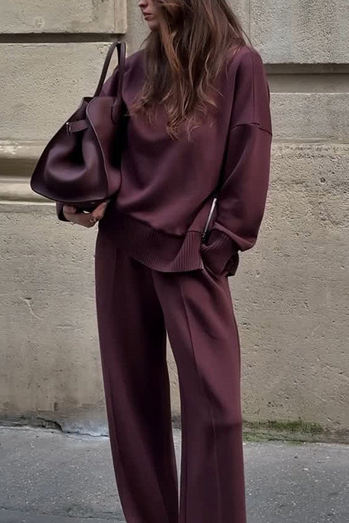 Take A Moment Long Sleeve Sweatshirt Suit