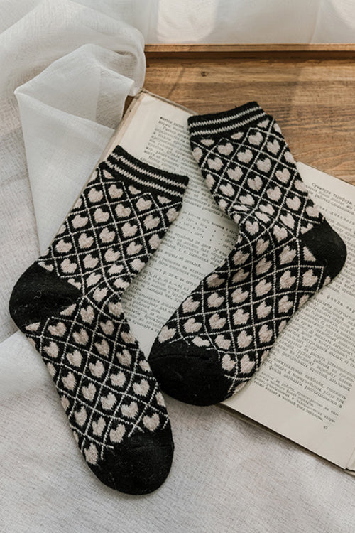 Vintage Girl Cotton Socks