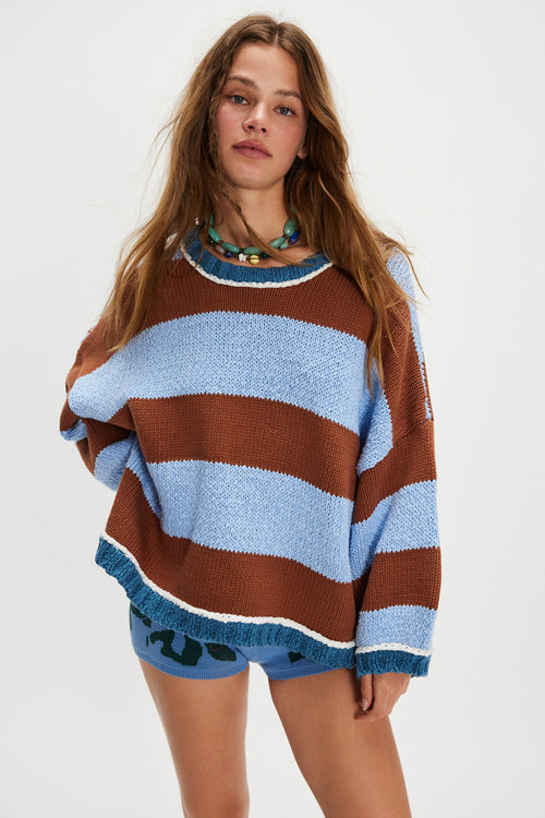 Moments of Cozy Striped Pullover Sweater - 3 Colors