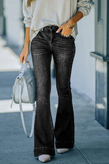 Inspired Style Wide-Leg Wash Skinny Jeans - 3 Colors