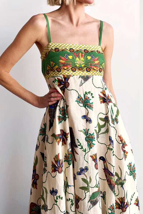 Fabulous Moments Boho Print Maxi Dress