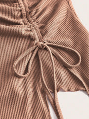 Slim-fitting Bandeau Vest Top