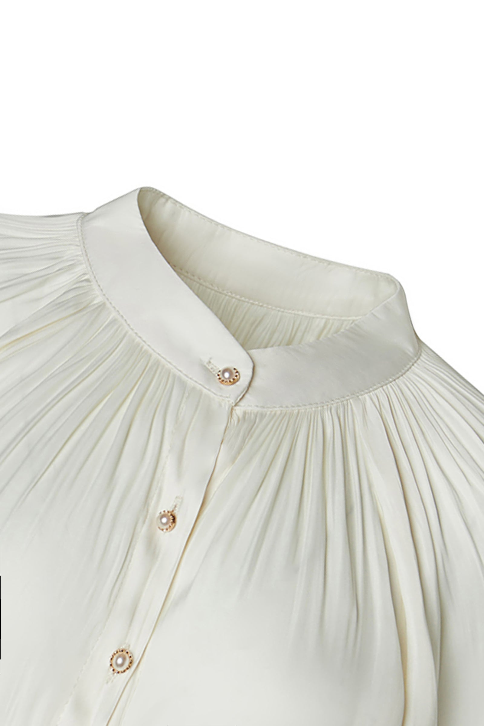 Maite White Puff Sleeve Blouse