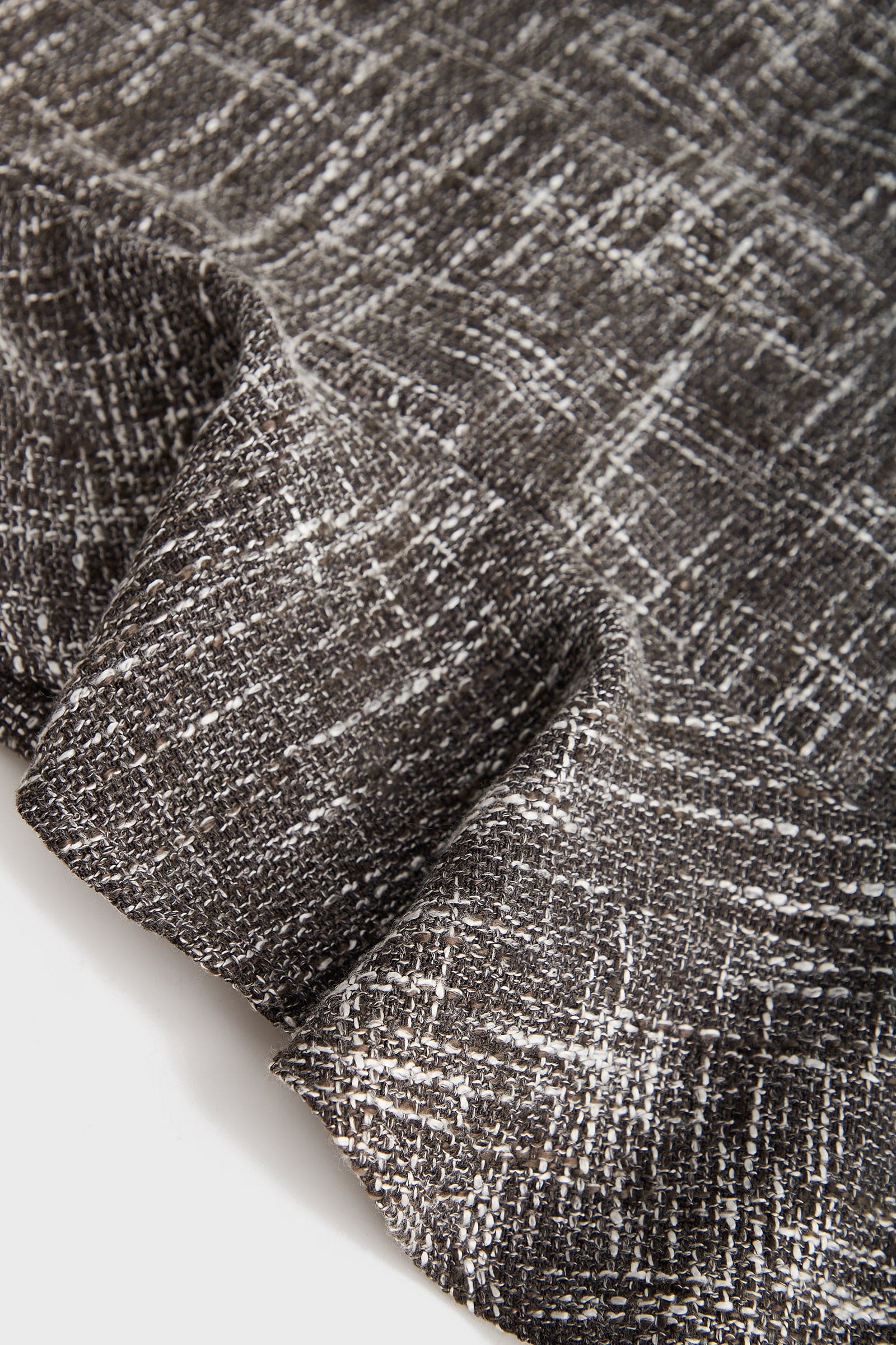 Dim Grey Mermaid Hem Mini Dress