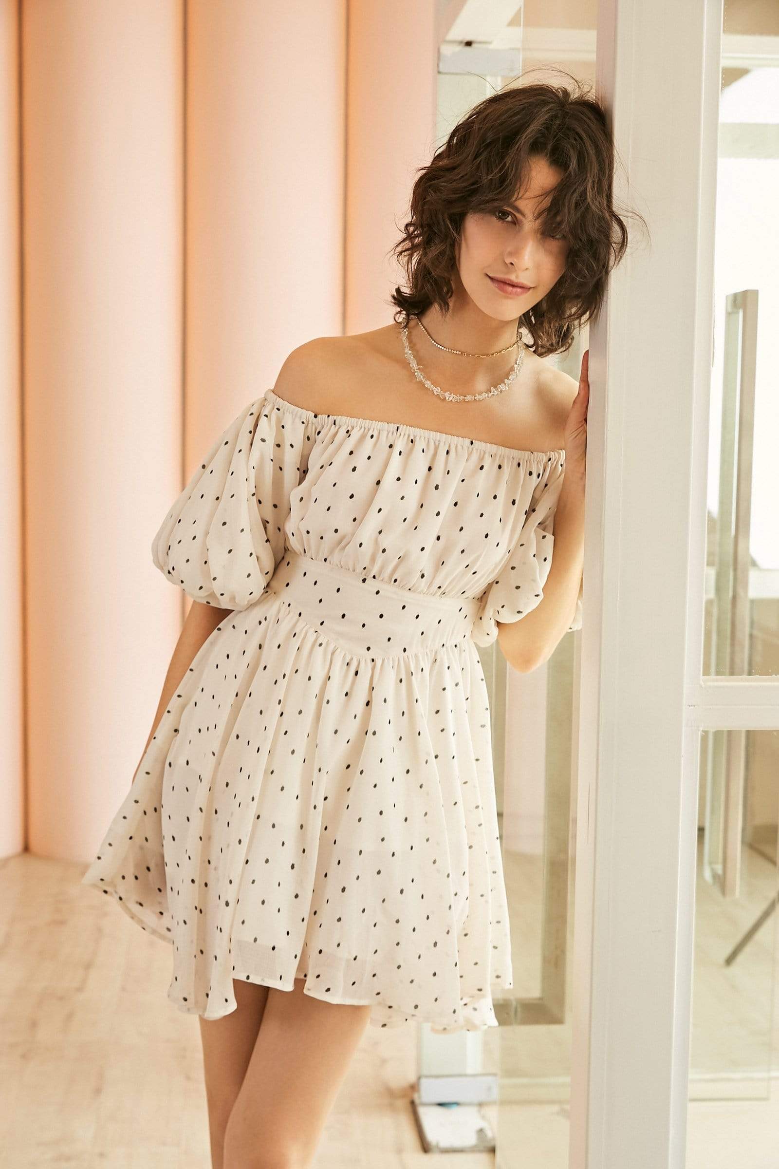 Ivory Garland Garden Dress