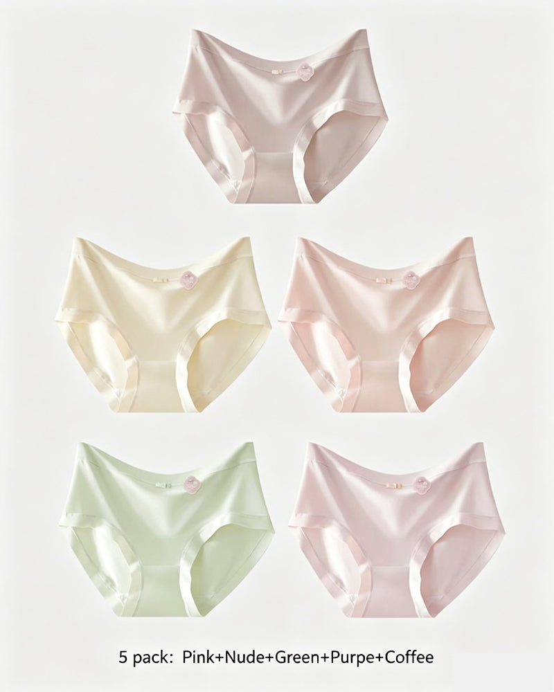 Multi-pack Seamless Breathable Ice Silk Panties