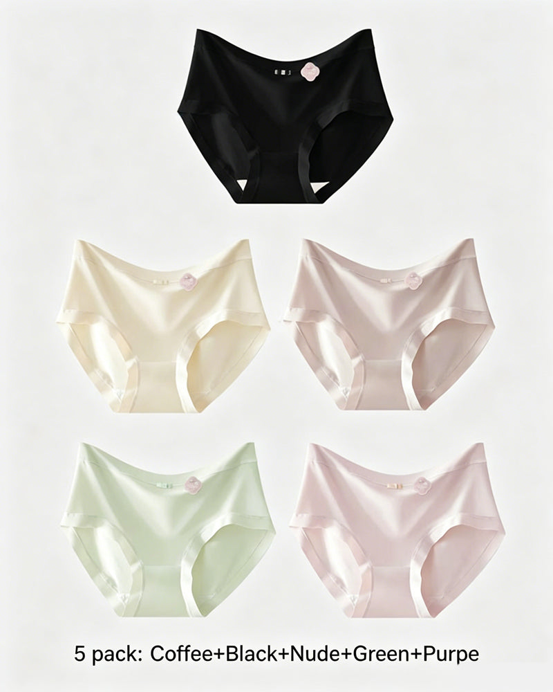 Multi-pack Seamless Breathable Ice Silk Panties