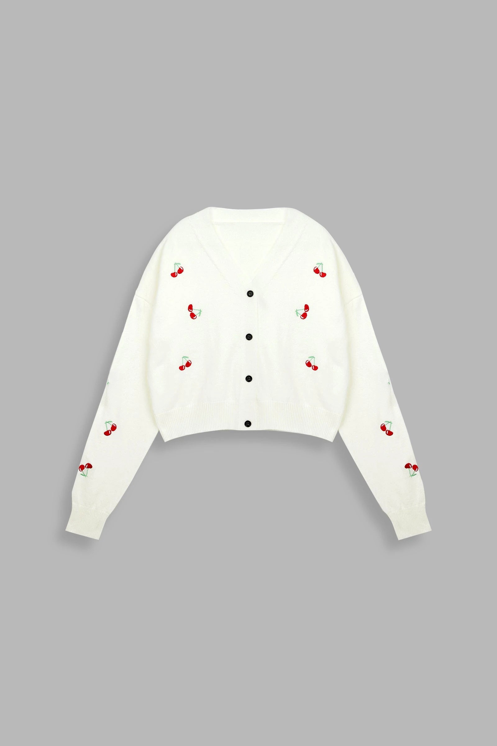 Mariko White Sweet Cardigan
