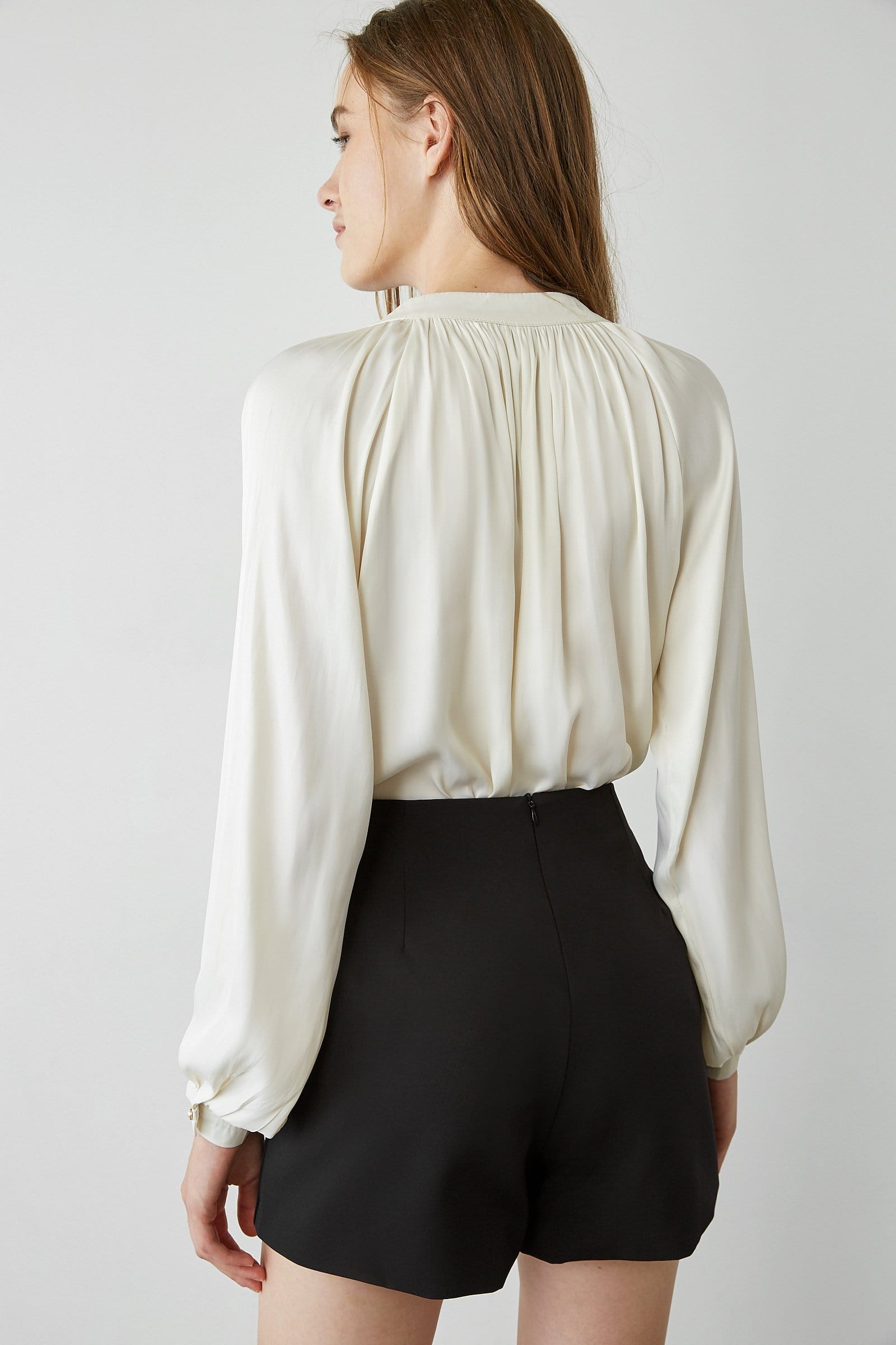Maite White Puff Sleeve Blouse