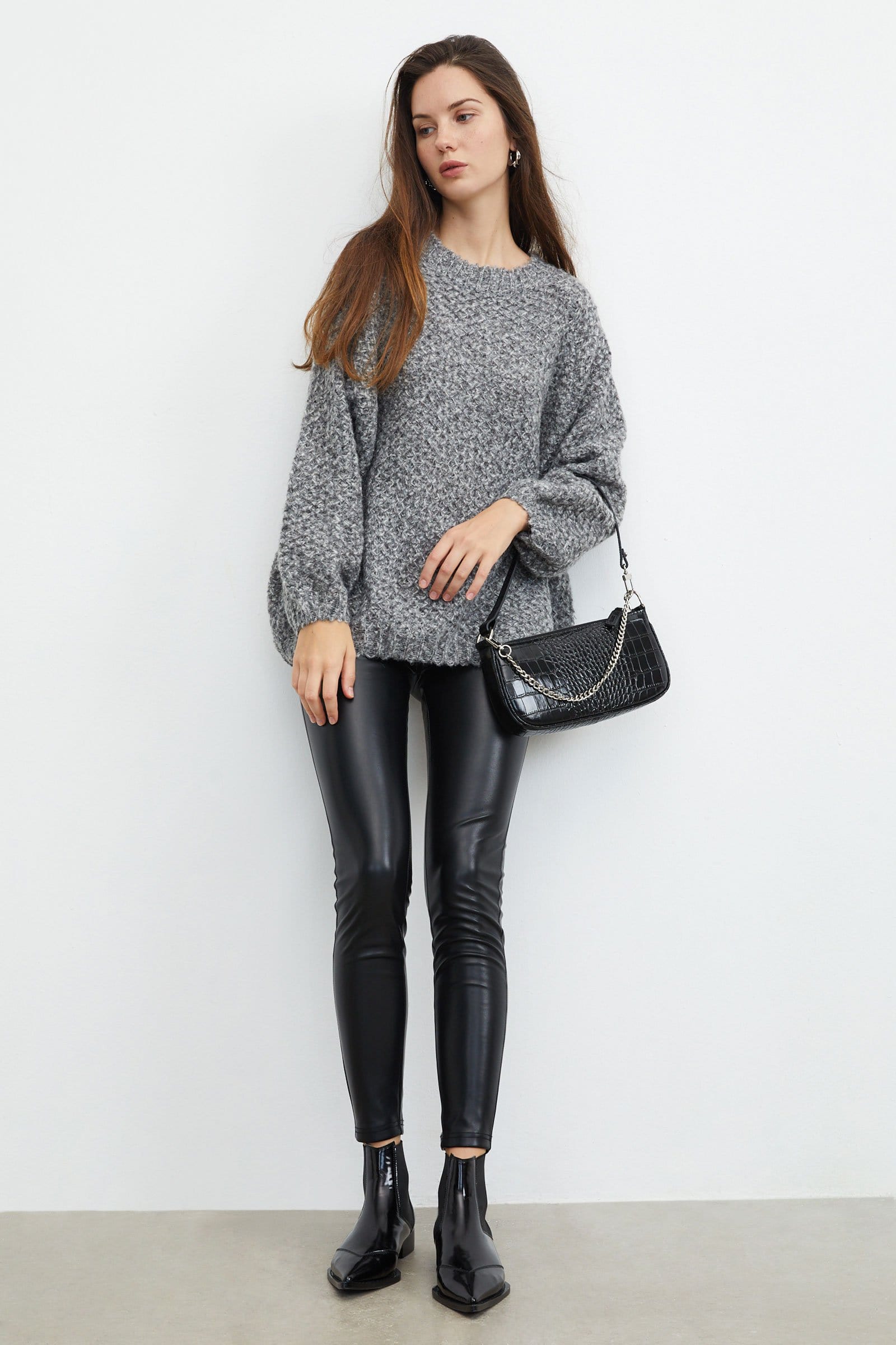 Marley Grey Beehive Sweater