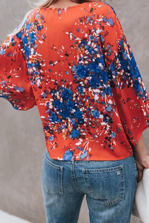 Real Charmer Shivering Print Bowknot Shirt - 3 Colors