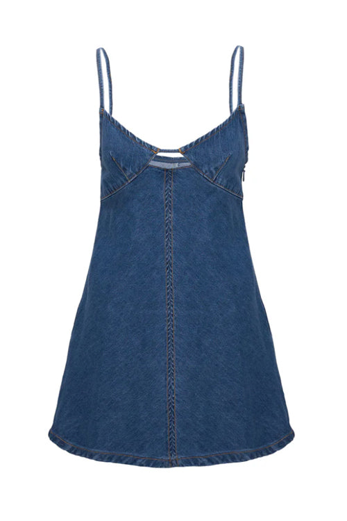 Summer Invite Denim Mini Dress - 2 Colors