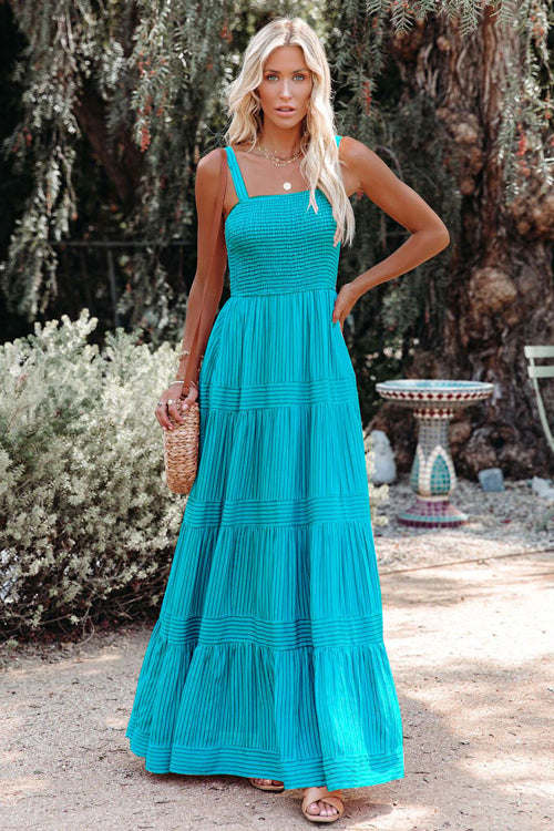 Stay With Me Babydoll Maxi Dress - 4 Colors