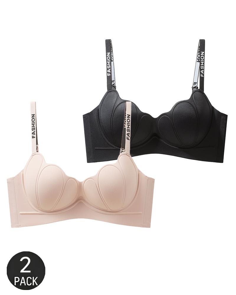 2-Pack Seamless Lightweight Lift Bras