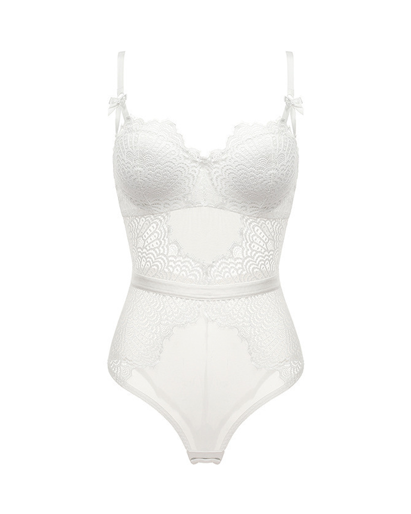 Lace Sheer Shaping Bodysuit