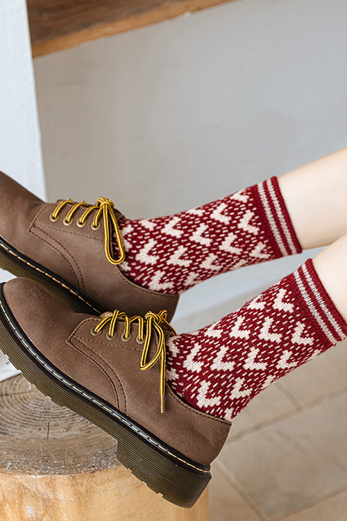 New Years' Eve Cotton Socks