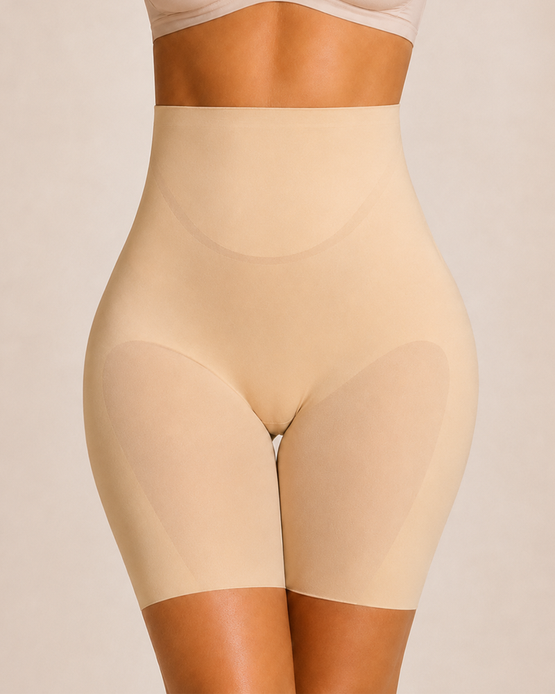 High-Waisted Breathable Butt-Lifting Shapewear Shorts