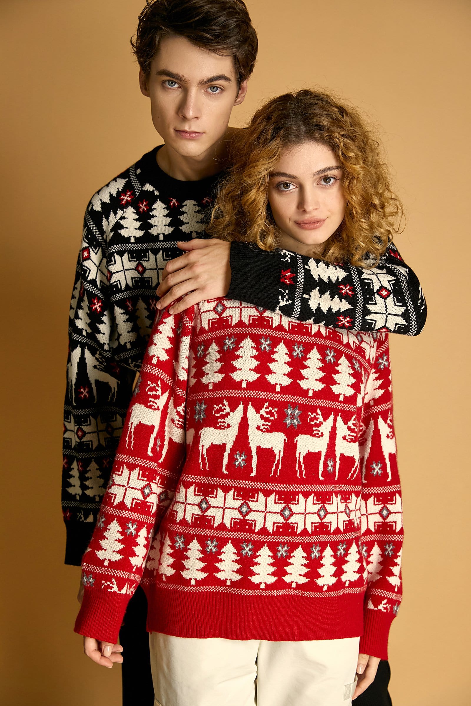 Damiyah Unisex 1pc Red Christmas Sweater