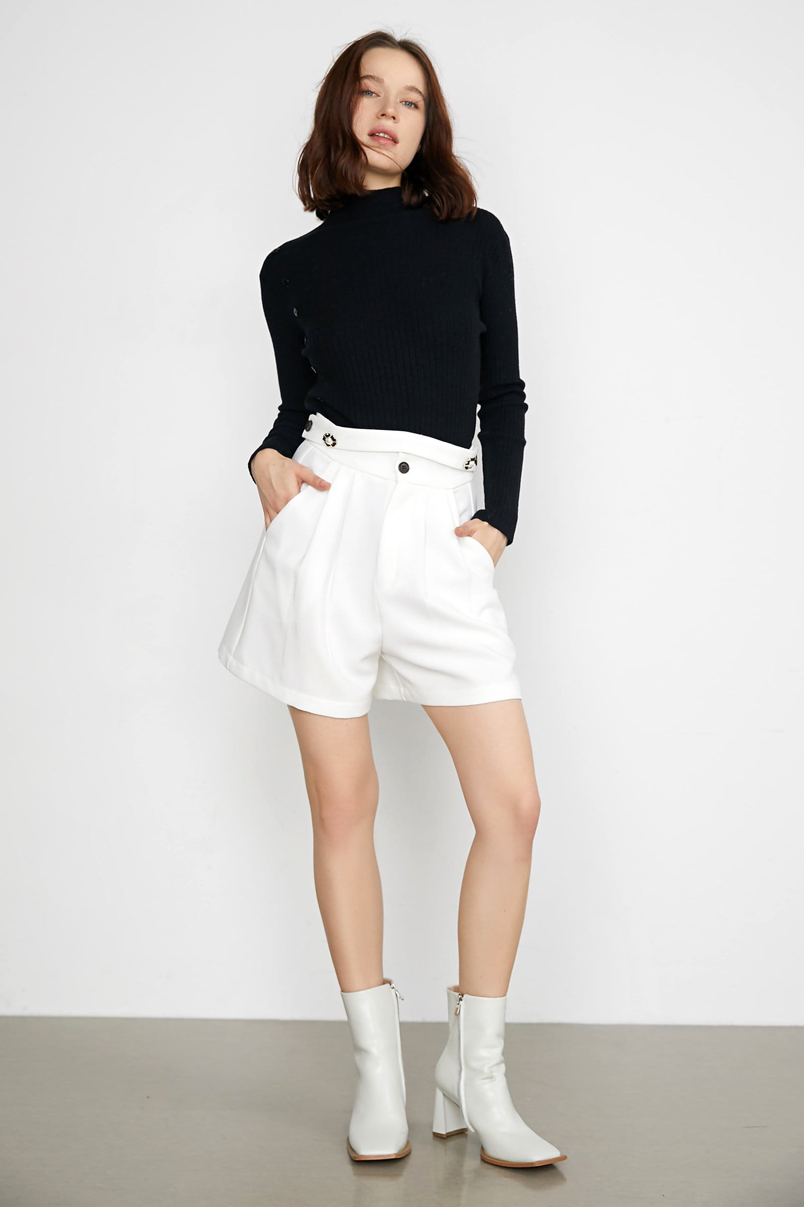 Rozlyn Black Essential Sweater