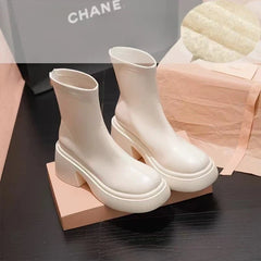 8cm High Platform Boots