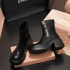 8cm High Platform Boots